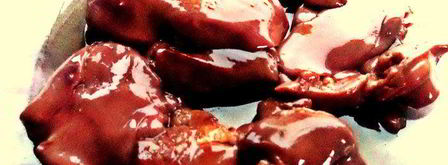 печень с луковым конфитюром. Шаг 2