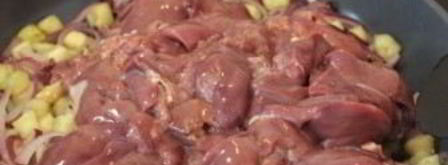 печень с овощами. Шаг 8