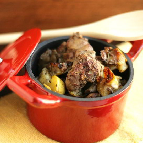 Рецепт печени с яблоками и розмарином в мультиварке