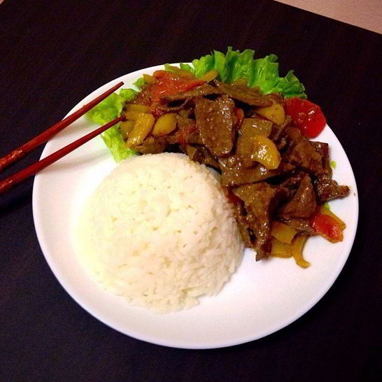 Рецепт печени в азиатском стиле