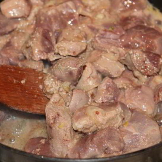 Рецепт печени в молоке