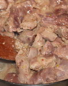 Печень в молоке