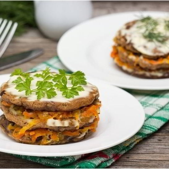 Рецепт печени в морковной шубе