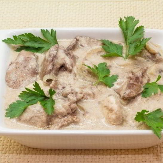 Рецепт печени в сливках в мультиварке