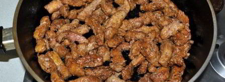 печень в сметанно-горчичном соусе. Шаг 7