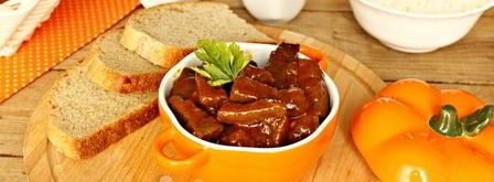 свиная печень, тушенная в томатно-соевом соусе. Шаг 10