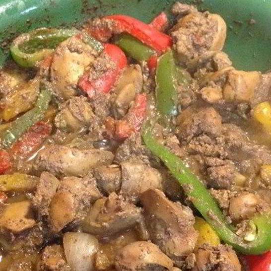 Рецепт тушеной куриной печени