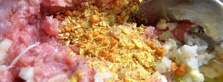 воскресное мясное кольцо с печенью и грибами. Шаг 15