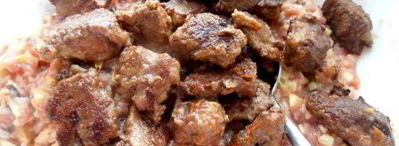 воскресное мясное кольцо с печенью и грибами. Шаг 16