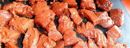 воскресное мясное кольцо с печенью и грибами. Шаг 5