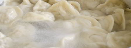 домашние пельмени с мясом. Шаг 12