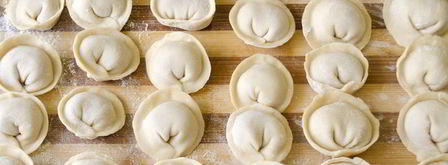 домашние пельмени с мясом. Шаг 10