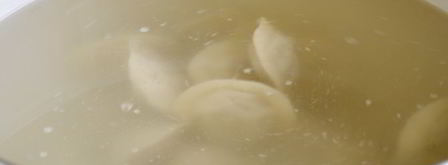 домашние пельмени с мясом. Шаг 11