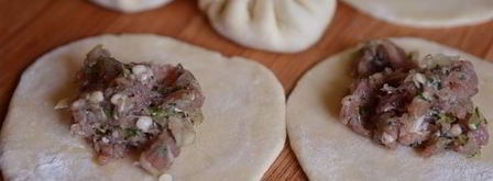 хинкали со смешанным фаршем. Шаг 10