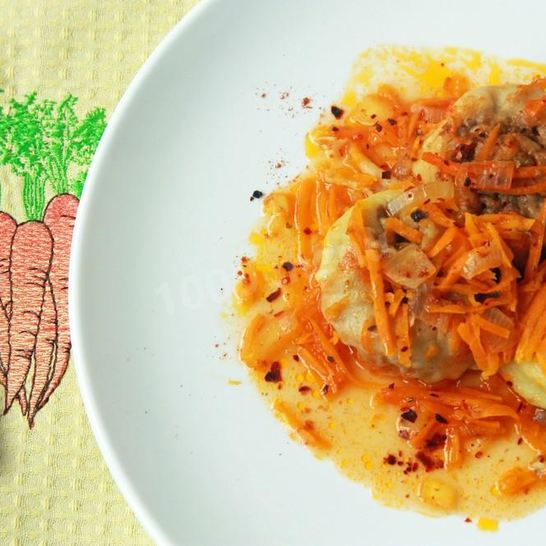 Рецепт ленивых пельменей на сковороде