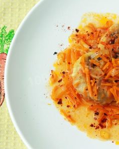 Ленивые пельмени на сковороде