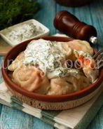 Пельмени с лососем