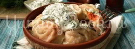 пельмени с лососем. Шаг 7