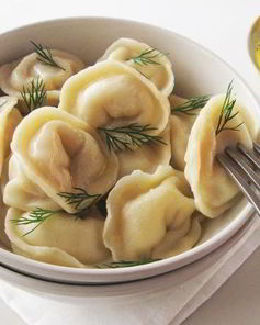 Пельмени с рыбой