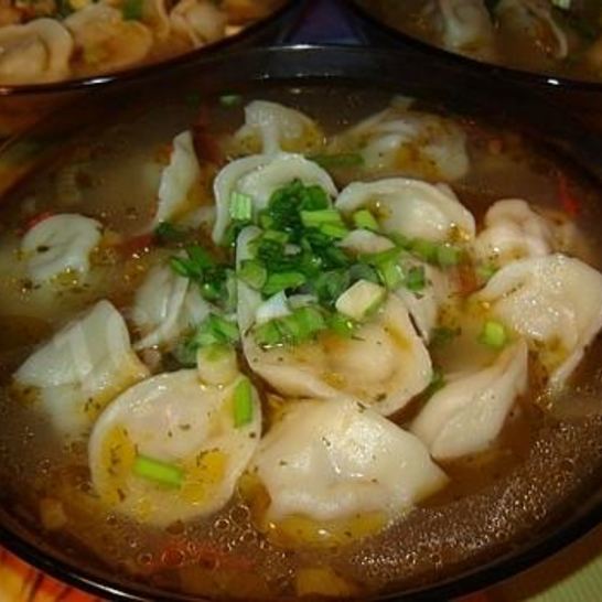 Рецепт пельменей с зеленью