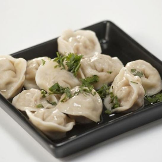 Рецепт пельменей со свининой и кальмарами