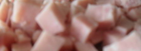 пельмени, запеченные в сметане с ветчиной и сыром. Шаг 3