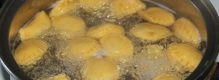 пельмешки из тыквенного теста. Шаг 8