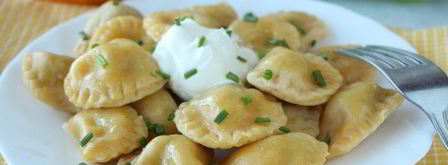 пельмешки из тыквенного теста. Шаг 9