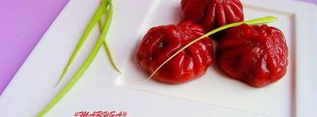 постные цветные хинкали к 8 марта. Шаг 15