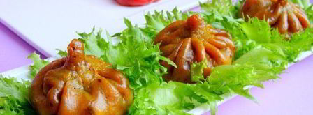 постные цветные хинкали к 8 марта. Шаг 16