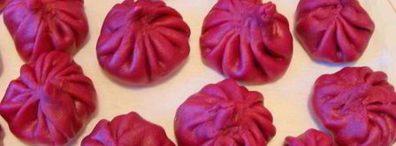 постные цветные хинкали к 8 марта. Шаг 8