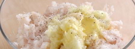 рыбные пельмени из трески. Шаг 6