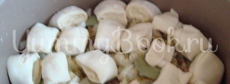 штрудли из пельменного теста в мультиварке. Шаг 5