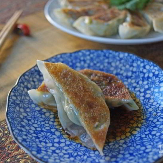 Рецепт японских пельменей с креветками