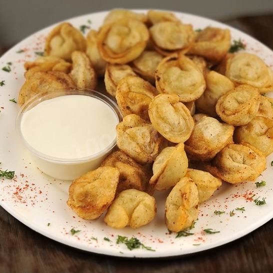 Рецепт замороженных жареных пельменей