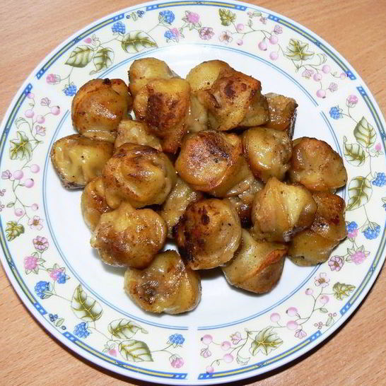 Рецепт жареных пельменей