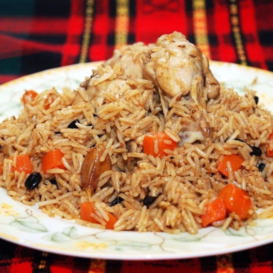 Рецепт диетического плова с курицей