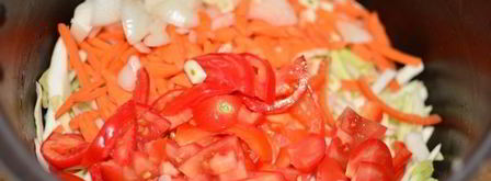 овощной плов в мультиварке. Шаг 5