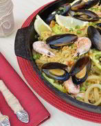 Паэлья из морепродуктов