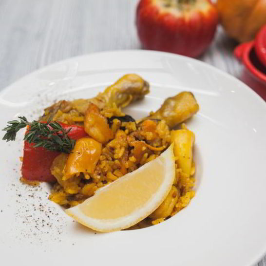 Рецепт паэльи с морепродуктами и цыпленком