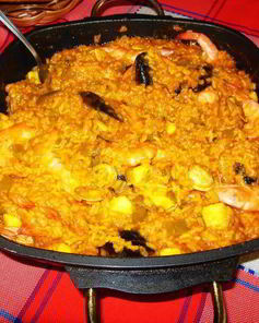 Паэлья с морепродуктами