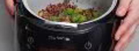 пилав из коричневого риса, спаржи и грибов в мультиварке. Шаг 5