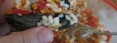 пилав — плов из мидий. Шаг 7