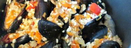 пилав — плов из мидий. Шаг 8