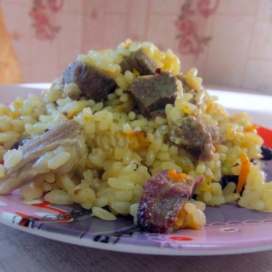 Рецепт плова бухарского