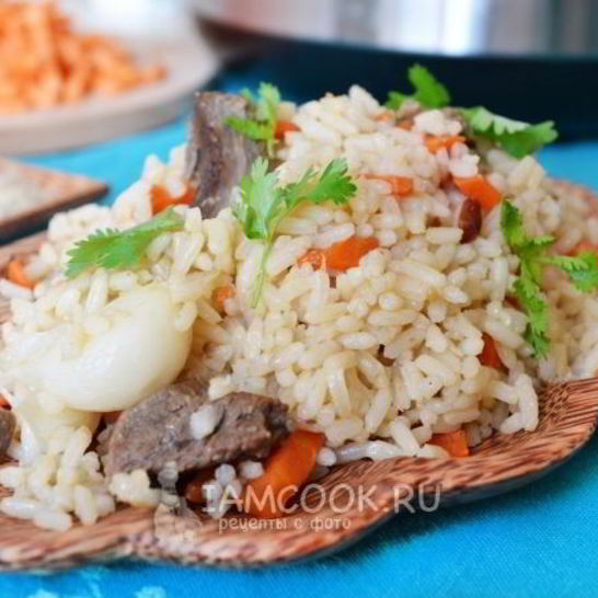 Рецепт плова из баранины в мультиварке