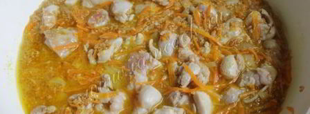 плов из булгура с курицей. Шаг 7