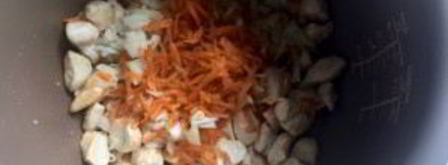 плов из чечевицы с курицей в мультиварке. Шаг 5