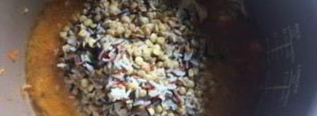 плов из чечевицы с курицей в мультиварке. Шаг 7