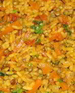 Плов из чечевицы